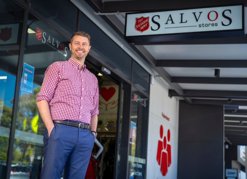 Matt Davis, CEO of Salvos Stores and QUT Alumnus