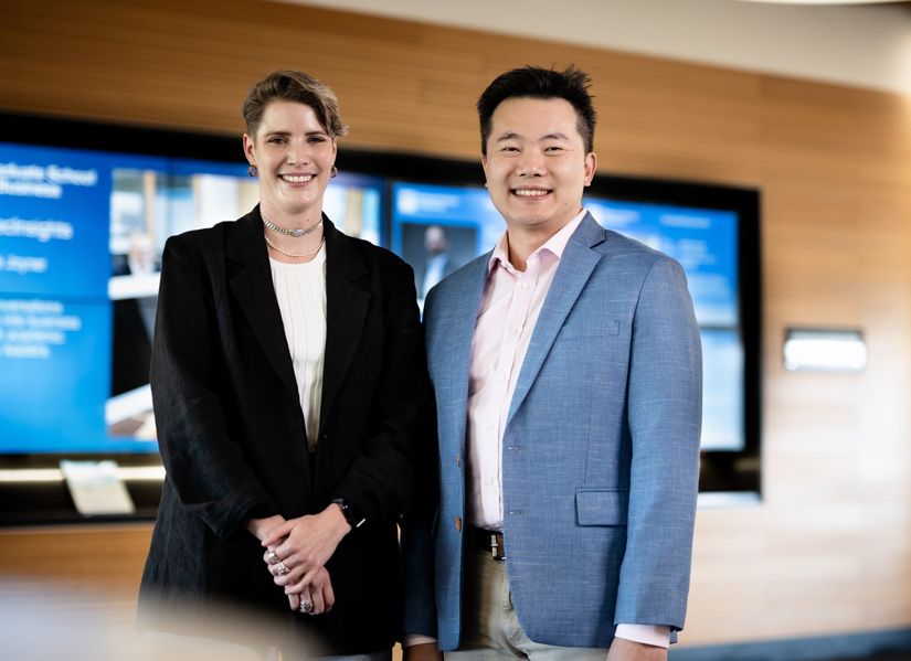 Lizzie Weigh and Frank Yong 